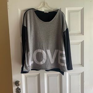 Mon ami “Love” long sleeve shirt
